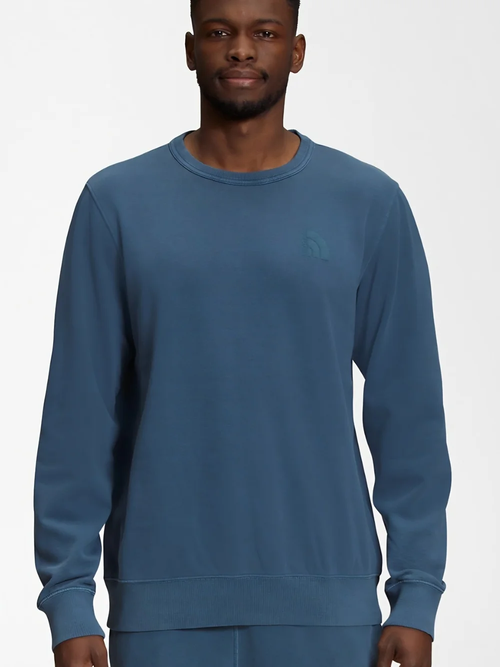 The North Face Men’s Crew Sweatshirt in Slate Blue